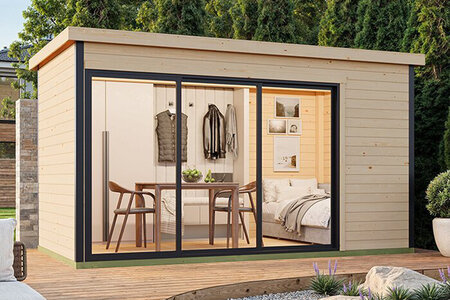 Modano 4 Wooden Garden House | Modern Backyard Studio USA